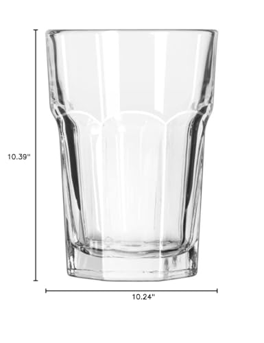 Gibraltar Beverage Glasses, 12 oz. Duratuff Glassware - 36 Pack