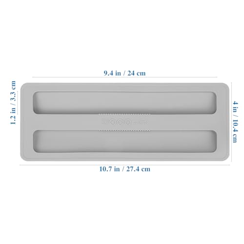 2-Slice Silicone Toaster Slot Cover, 10.7" Washable Dust Proof Lid