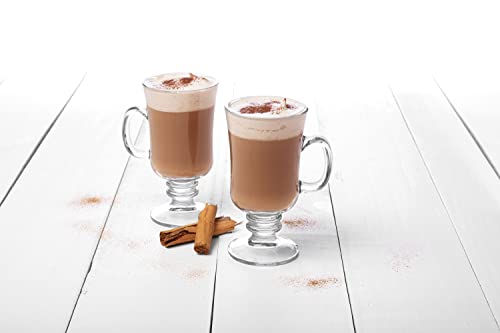 Libbey 8oz Irish Coffee Mug Set of 12 Clear Glass Drinkware