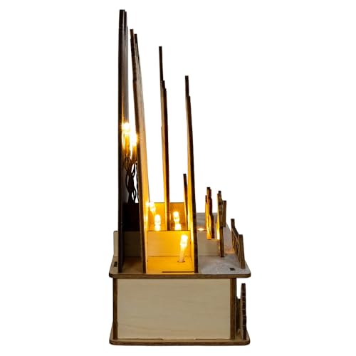 Kurt Adler 9.8in Battery-Operated Lighted Christmas Village