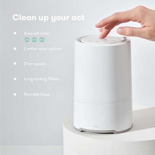 3-in-1 Baby Air Purifier with HEPA Filter, Sound Machine and Nightlight