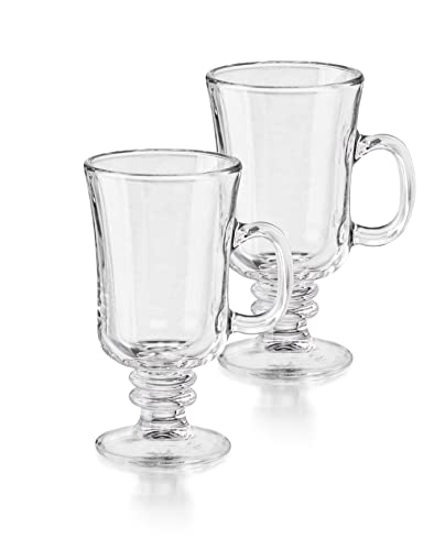 Libbey 8oz Irish Coffee Mug Set of 12 Clear Glass Drinkware