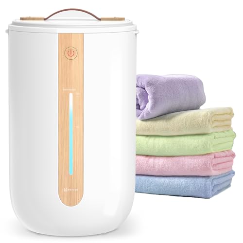 Large Towel Warmer Bucket with Fragrance Holder and Child Safety Lock