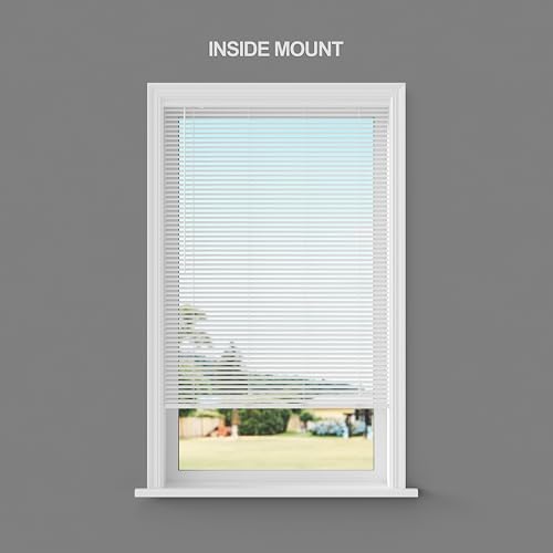 Cordless Room Darkening Mini Blinds - 18" W x 36" L - White