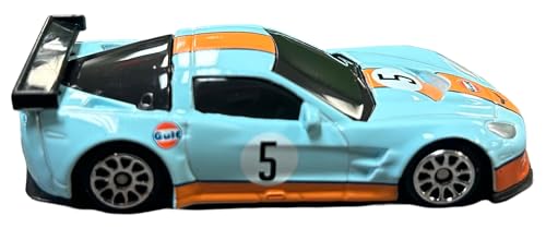 2010 Chevy Corvette C6-R Die-Cast Model 1:64 Scale Gulf Oil #5