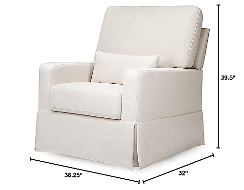Namesake Crawford 360° Swivel Glider Recliner with Lumbar Pillow - Cream