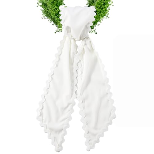 Blank Wreath Sash with Ric Rac Trim for Monogram Embroidery