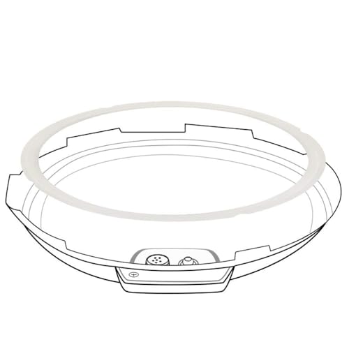 Silicone Sealing Ring for 5qt and 6qt Electric Pressure Cookers (2 Pack)