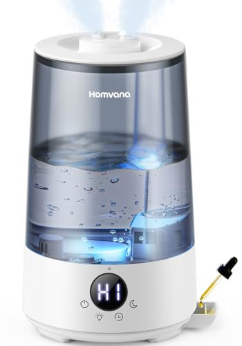Top-Fill Cool Mist Humidifier 3.6L for Bedroom Grey