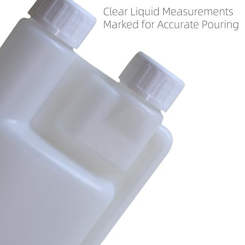 16oz Squeeze Shot Bottles with Built-In 1oz Measure - 2 Pack for Cocktails & Liquids