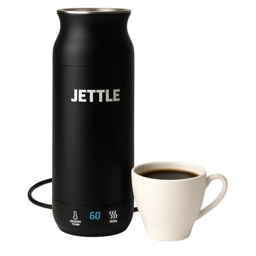 Portable Electric Kettle 450ml, Travel Water Boiler with 12 Temp Settings
