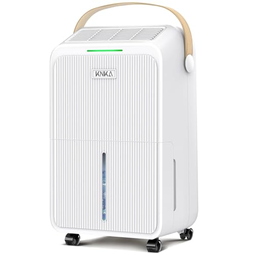 34 Pints Home Dehumidifier for Basement with Drain Hose & Smart Modes