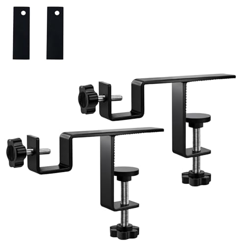 Adjustable Curtain Rod Bracket Set - No Drilling Magnetic Mount, Black