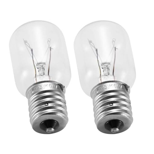 E17 Microwave Light Bulb 125V 40W, 2-Pack Replacement for 8206232A