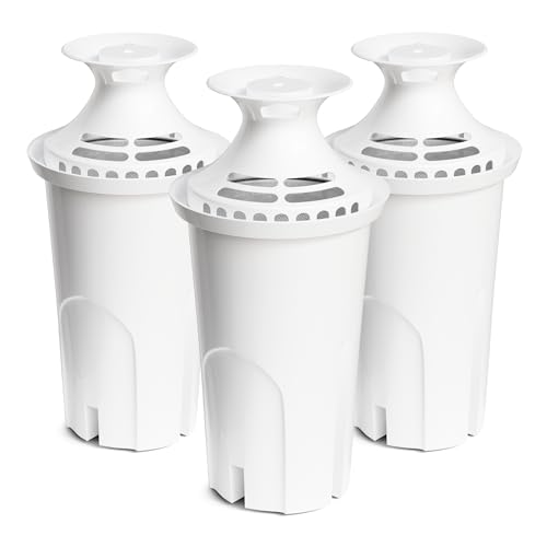 Replacement Water Filters for Pitchers & Dispensers - BPA Free, 3 Pack