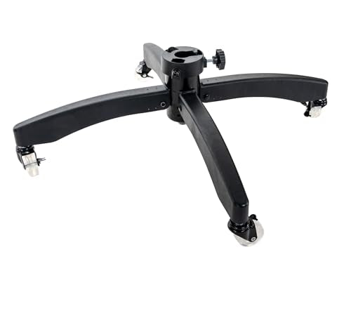 Universal Rolling Christmas Tree Stand with Locking Casters for Trees Up to 9ft