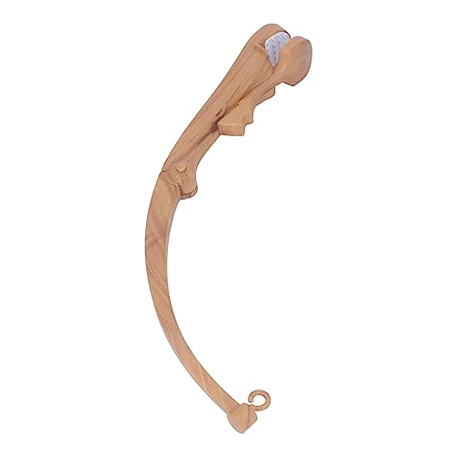 Crib Mobile Arm Holder with Wood Grain Finish and Secure Clamp