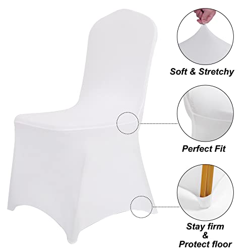 25PCS Waterproof Stretch Spandex Chair Covers - Universal Fit for Events