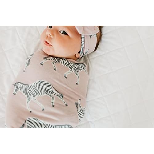 Copper Pearl Large Premium Knit Baby Swaddle Receiving Blanket Zella