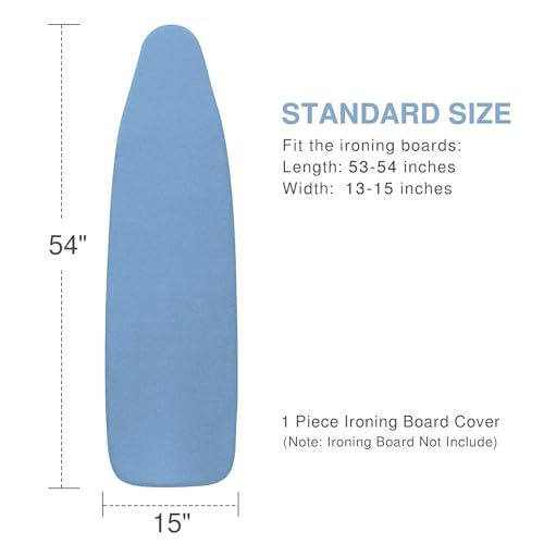 VividPaw Thick Ironing Board Cover and Pad - Standard Size Blue