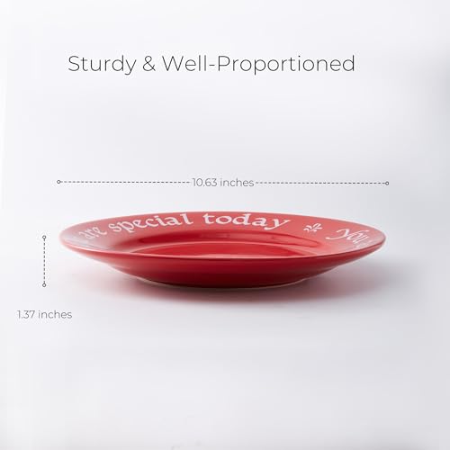 You Are Special Today 10.6-Inch Ceramic Celebration Plate - Red Keepsake