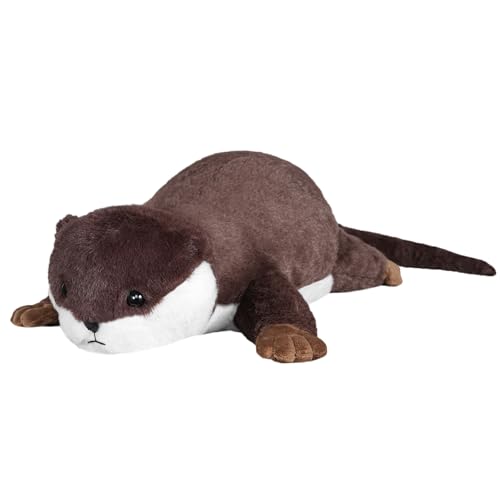 Weighted Otter Stuffed Animal, 4.1 lbs Huggable Plush Pillow, 18-Inch
