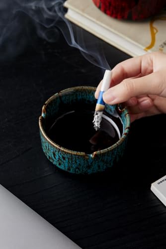 Modern Ceramic Ashtray for Cigarettes - Durable Indoor & Outdoor Ash Tray