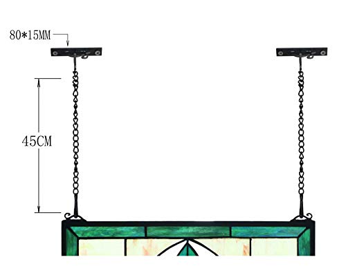45cm Hanging Chain for Stained Glass Window Panels