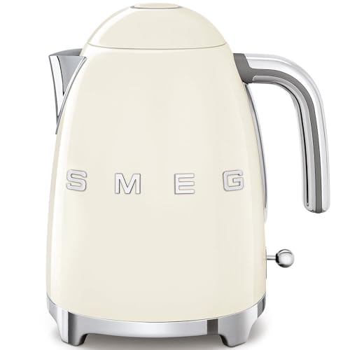 Retro Electric Kettle 1.7L Stainless Steel Water Boiler for Tea & Coffee