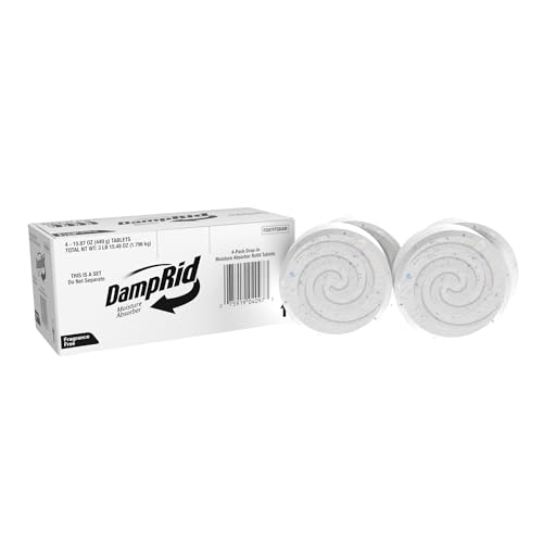 Moisture Absorber Refill Tablets 15.8 oz 4 Pack Fragrance Free