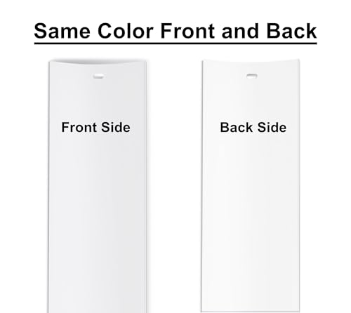 Heavy Duty PVC Vertical Blind Slats - Smooth Curved, 82.5 Inches (2 Slats)