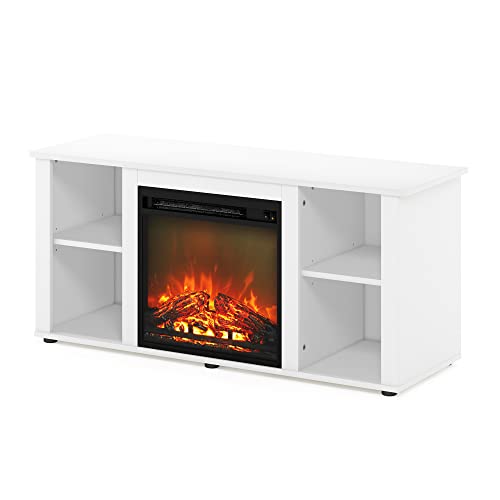 TV Stand Entertainment Center with Electric Fireplace for 55 Inch TV