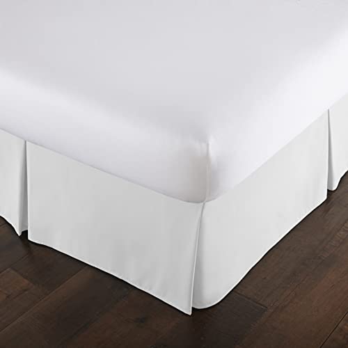 Queen Bed Skirt 14 Inch Drop - Pleated Soft Microfiber Dust Ruffle