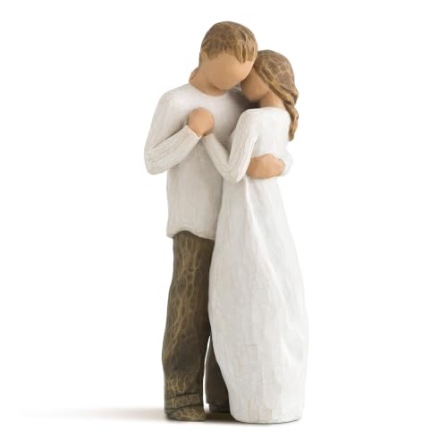 Promise Hand-Painted Resin Couple Figurine, 9-Inch Romantic Statue