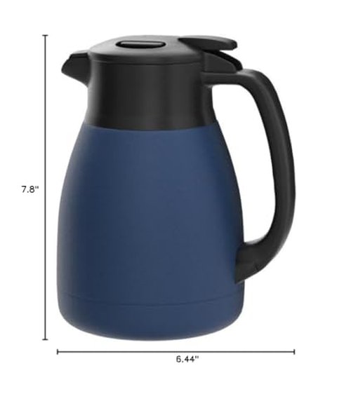 Zojirushi SH-HC10AD Stainless Steel Vacuum Carafe, 1-Liter, Matte Navy