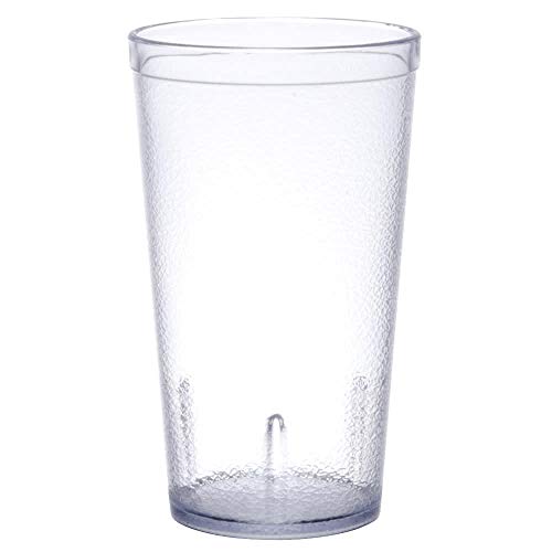 16 oz Shatterproof Plastic Tumblers, Dishwasher Safe Stacking Cups, Set of 4