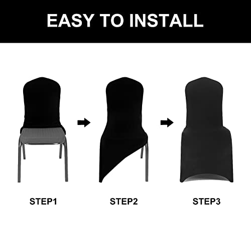 Stretch Removable Chair Covers - 25PCS Washable Protector for Events