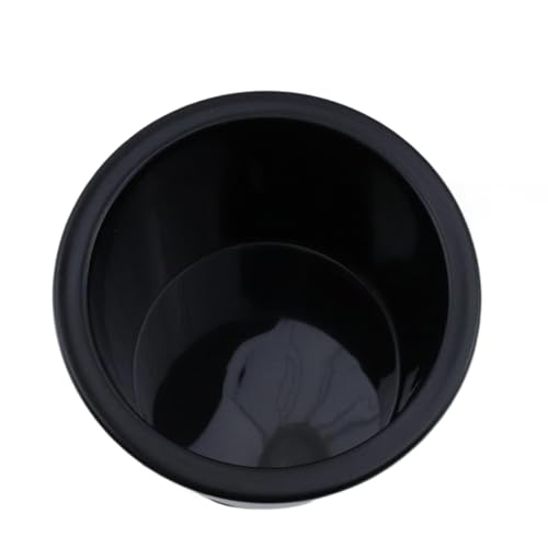 2-Pack Black Recessed Cup Holder Inserts for Sofas, Poker Tables, and RVs