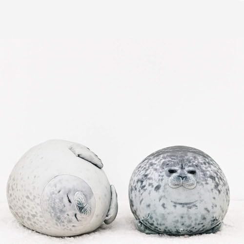 MerryXD Chubby Blob Seal Plush Pillow - 13 Inch Ocean Animal Toy