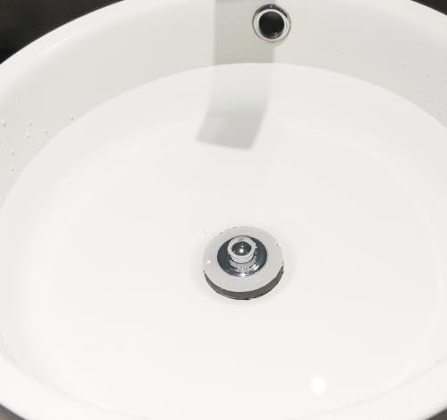 Silicone Bathtub Drain Stopper - Universal Sink and Tub Plug, Gray