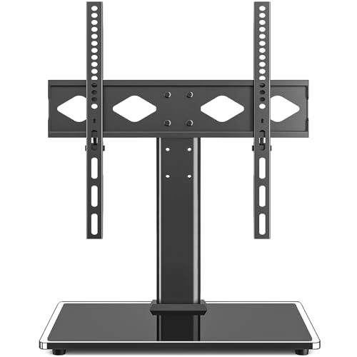 Universal Table Top TV Stand for 27-60 Inch Screens, Height Adjustable