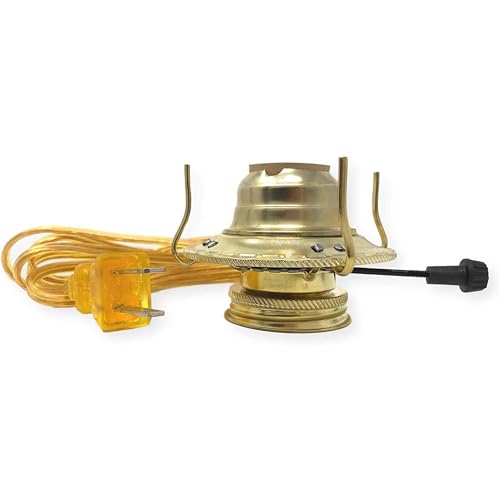Oil Lamp to Electric Conversion Kit - #2 Set with 6ft Cord