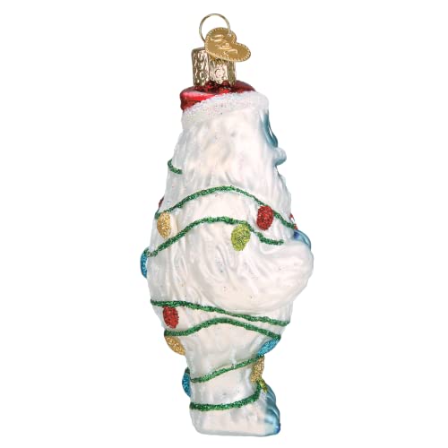 Bumble Glass Blown Christmas Ornament, Handcrafted Holiday Decoration
