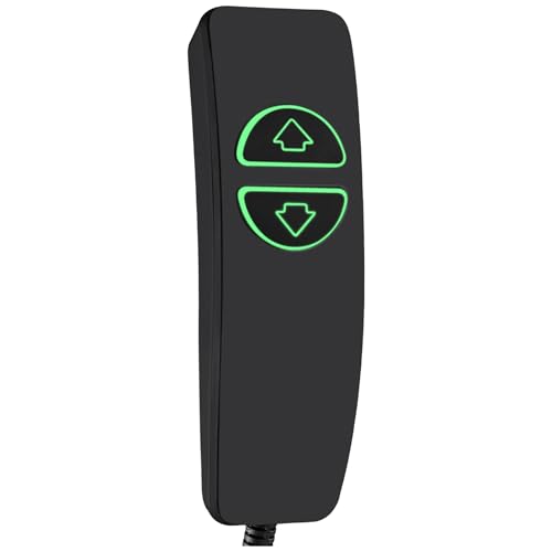 Hommoat Black 2-Button 5-Pin Power Lift Chair & Recliner Remote Replacement