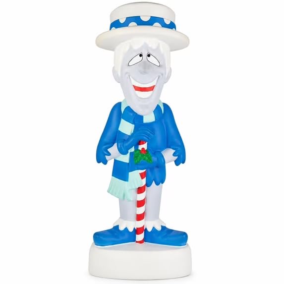 Retro Snow Miser Blow Mold Christmas Decor - Blue Lawn & Porch Statue