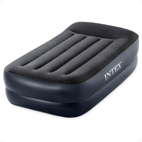 Twin Raised Air Mattress with Built-in Electric Pump & Pillow