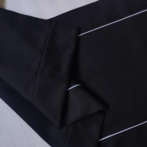 Modern Black Bed Runner - Decorative Polycotton Bed End Scarf for King Beds