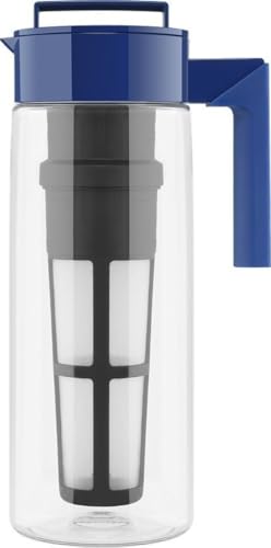 2-Quart Iced Tea Maker, BPA-Free Tritan Brewer for Loose & Bagged Tea