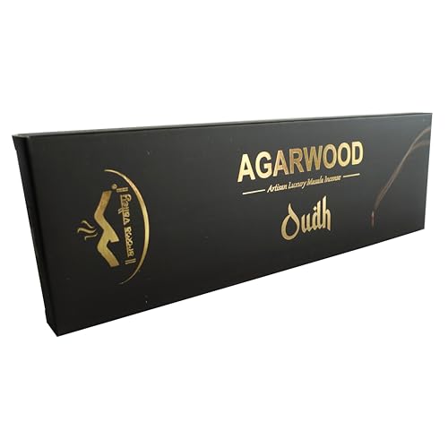 Natural Oud Agarwood Incense Sticks - 50g Extra-Thick Masala Incense
