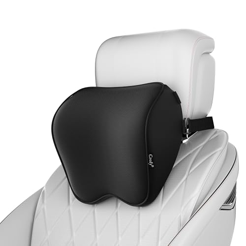2-Pack Car Neck Pillow Set with Adjustable Straps - Memory Foam